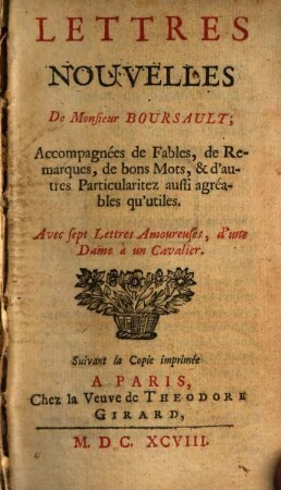Lettres nouvelles