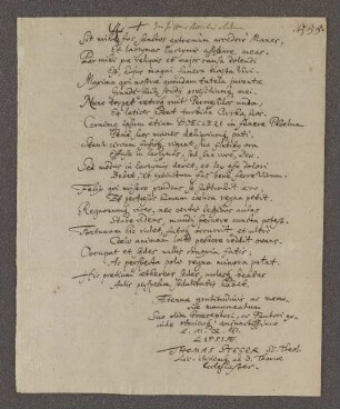 [Carmina für Johann Heinrich Boeckler]