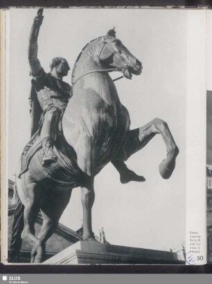 Reiterdenkmal Karls III. von Cavona in Neapel