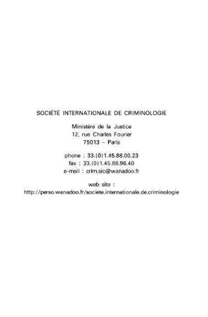 Société internationale de criminologie