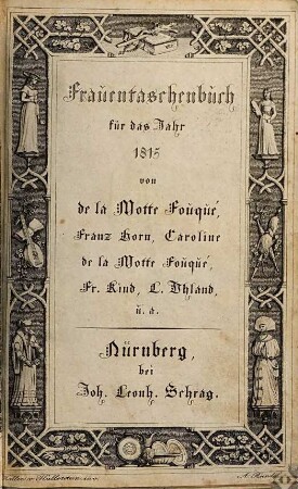 Frauentaschenbuch : für das Jahr .... 1815, 1815