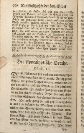 Der Apocalyptische Drache. Offenb. 16.