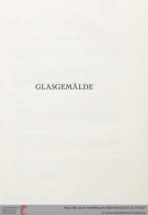 Glasgemälde (Nr. 298-303)
