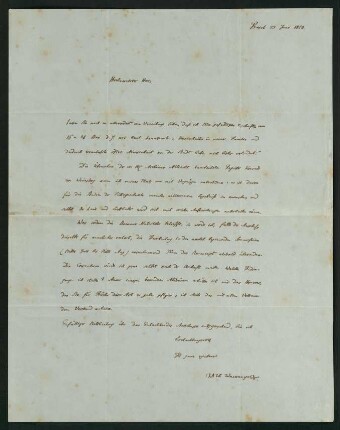 Brief vom 23. Juni 1850
