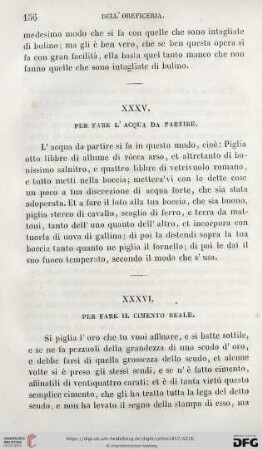 XXXVI. Per Fare Il Cimento Reale