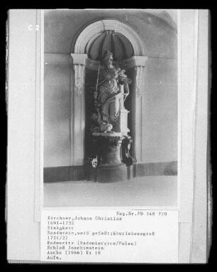 Allegorie der Einigkeit : Radmeritz, Schloss Joachimstein, Eingangshalle, Allegorie der Einigkeit