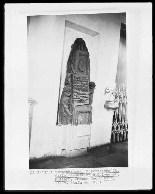 Epitaph des Johann Georg Dirr (gestorben 1779)