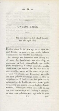 Tweede brief