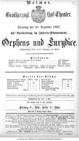 Orpheus und Eurydice