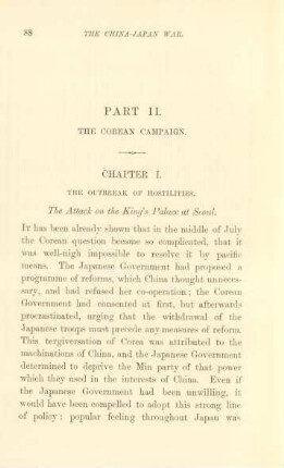 Part II: The Corean campaign