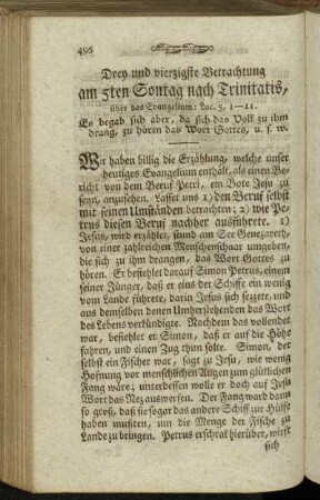 Drey und vierzigste Betrachtung am 5ten Sontag nach Trinitatis, [...]