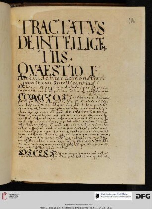 Tractatus de intelligentiis