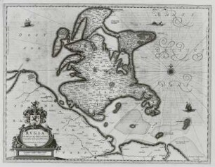 Rugia insula ac ducatus accuratis scine descripta (ca. 1:280 000)