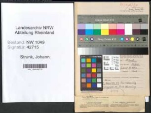 Entnazifizierung Johann Strunk , geb. 25.10.1901 (Lehrer)