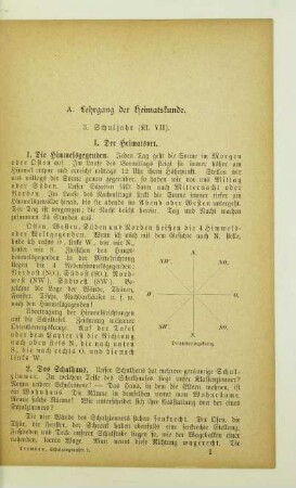 A. Lehgang der Heimatkunde A. Lehrgang der Heimatskunde