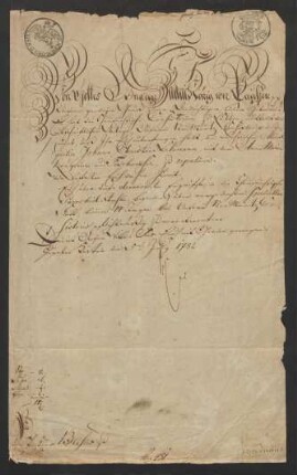 Friedrich II. von Preußen : Hdschr. 87,12
