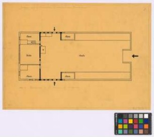 Pr[eußisch] Ströhen (Kreis Lübbecke): Rauchhaus. Haupthaus (Grundriss)