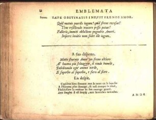 Saepe Obstinatis Indvit Frenos Amor