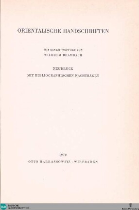 2: Orientalische Handschriften
