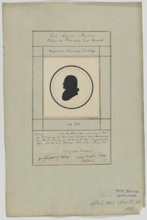 Bildnis des Carl Andreas August Märtens