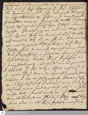 Reisetagebuch von Gotthilf August Francke.