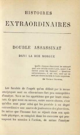 Double assassinat dans la rue Morgue