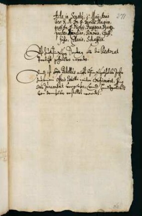 Sommersemester 1635. Rektorat David Magirus.