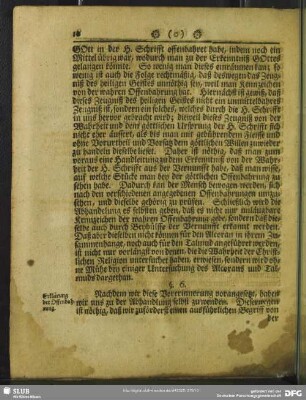 §. 6. Erklärung der Offenbahrung