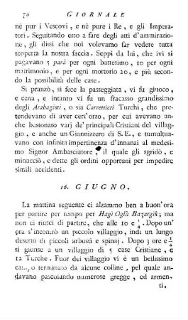 16. Giugno. - 30. Giugno.