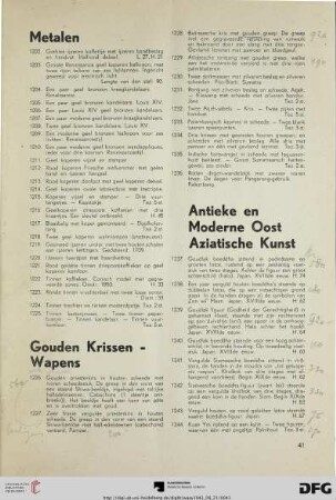 Metalen (Nr. 1202-1225)