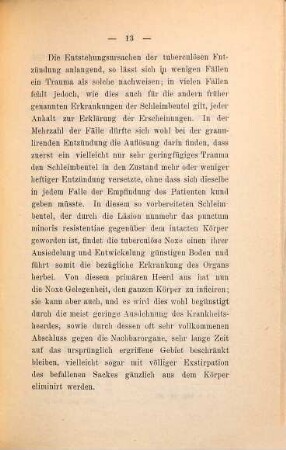 Über Erkrankungen der Bursa Mucosa Glutaeo-Trochanterica