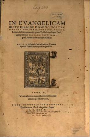 In evangelicam historiam adnotationes