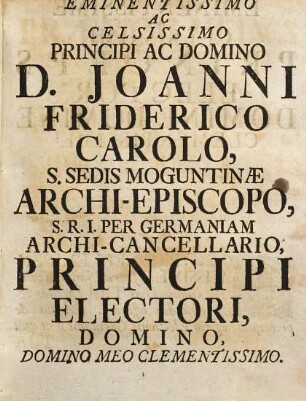 Dissertatio inauguralis juridica De praerogativa S. R. I. electorum in praescribenda imperatori capitulatione