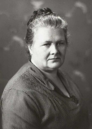 Porträt Martha Hanisch, Mutter des Fotografen