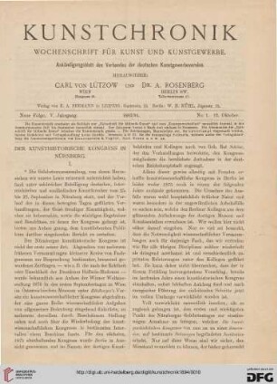 Heft 1 (12. Oktober 1891)