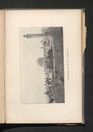 Omarmoschee mit der alten Stadtmauer.