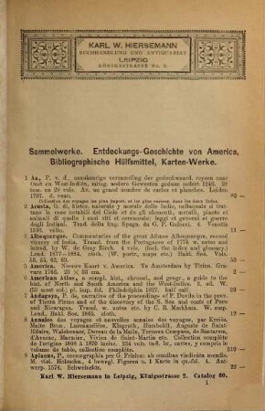 Katalog. 60. 1890