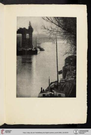 [Robert Demachy, IV. The Seine at Clichy, halftone reproduction]