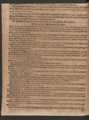Theologische Bücher der Papisten.