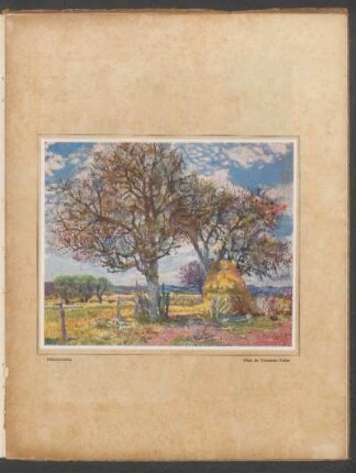 "Primavera", óleo de Fernando Fader - [Ilustración]