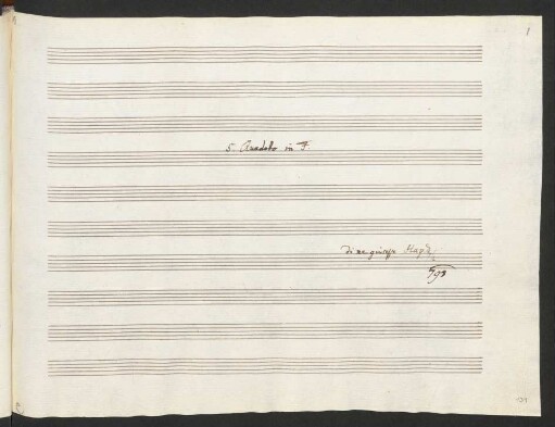 Quartette; vl (2), vla, vlc ; C-Dur; Hob III:73; op. 74,2