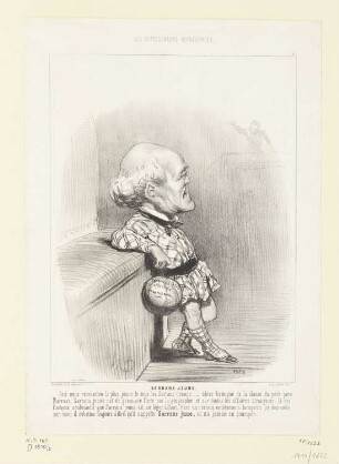 Sarrans Jeune, Blatt 3 der Folge "Les Représentans représentés“, in: "Le Charivari", Paris 1848