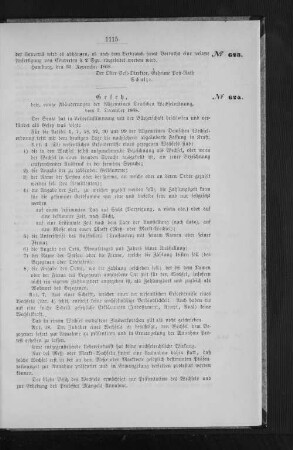 Gesetz, betr. einige Abänderungen der Allgemeinen Deutschen Wechselordnung, vom 7. December 1868.