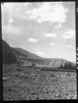 Indien. Kashmir. Ladakh. Ladakh-Kette. Alte Seeterrasse bei Tankse im Harong-Tal