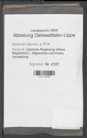 Gemeinheitsteilungen der Dörfer Meierberg, Nalhof und Bremke, Bd. 1