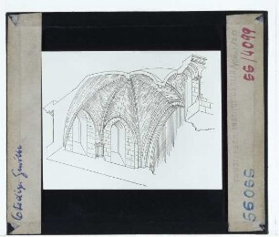 Architekturhistorische Schemazeichnung : 6-teiliges Gewölbe