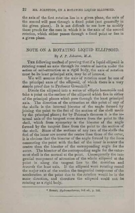 Note on a rotating liquid ellipsoid.
