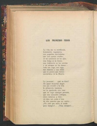 Los primeros fríos