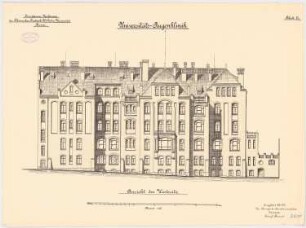 Rheinische Friedrich-Wilhelms-Universität Bonn Augenklinik: Westansicht 1:100