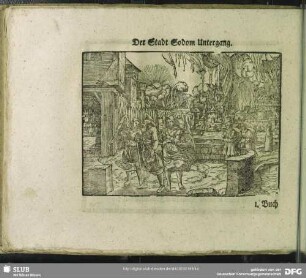 Der Stadt Sodom Untergang